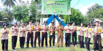 Memupuk Harapan Melalui Kemah Bakti: Aksi Nyata Saka Tarunabumi, Tebar Saprotan Gratis Bangkitkan Semangat Pertanian