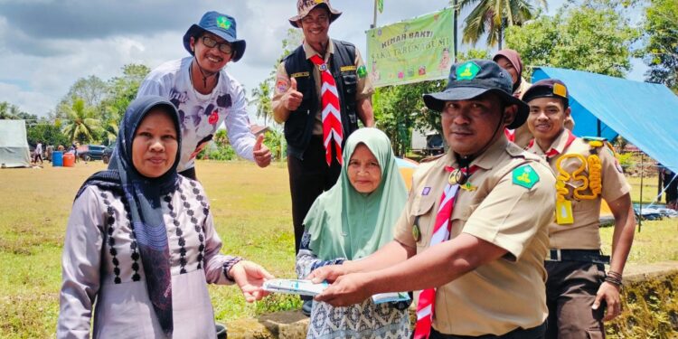 Memupuk Harapan Melalui Kemah Bakti: Aksi Nyata Saka Tarunabumi, Tebar Saprotan Gratis Bangkitkan Semangat Pertanian