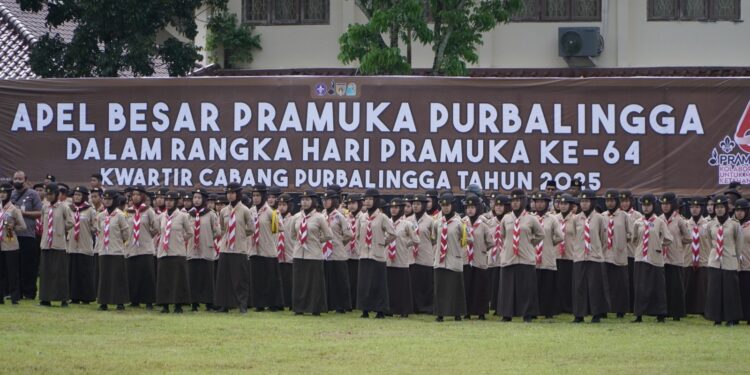 Kwarcab Purbalingga Gelar Apel Besar Pramuka Tahun 2025