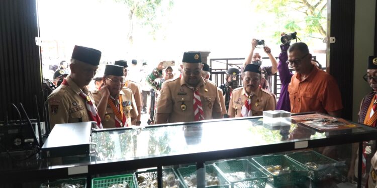 Wabup Purbalingga, Kak Dimas Prasetyahani Resmikan Gedung Kedai Pramuka Kwarcab Purbalingga