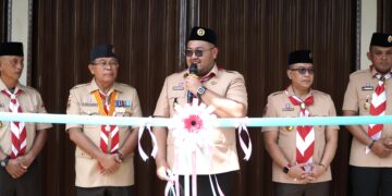 Wabup Purbalingga, Kak Dimas Prasetyahani Resmikan Gedung Kedai Pramuka Kwarcab Purbalingga