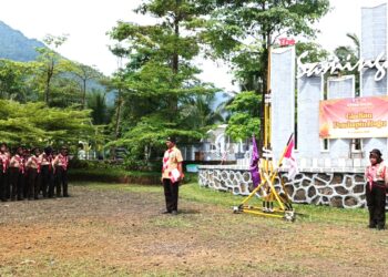51 Pramuka Penggalang SMP Negeri 1 Bobotsari Ikuti Dianpinru