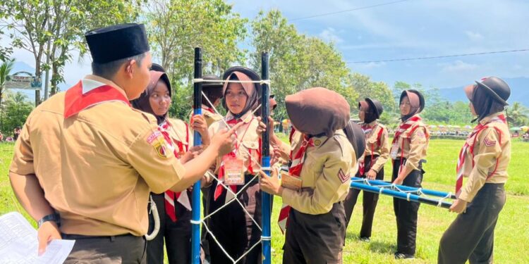 Tingkatkan Kualitas Peserta Didik, Kwarran Kertanegara Gelar Persari