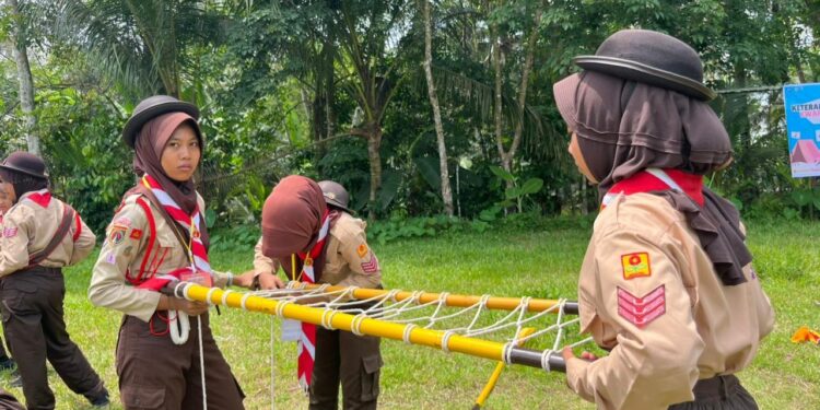 Tingkatkan Kualitas Peserta Didik, Kwarran Kertanegara Gelar Persari