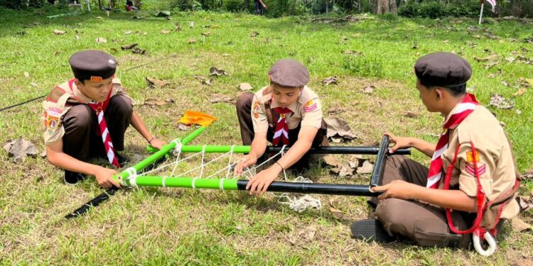 Tingkatkan Kualitas Peserta Didik, Kwarran Kertanegara Gelar Persari
