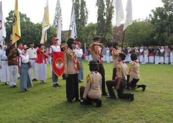 Wujud Estafet Kepemimpinan, SMA Negeri 1 Bukateja Gelar Sertijab Dewan Ambalan