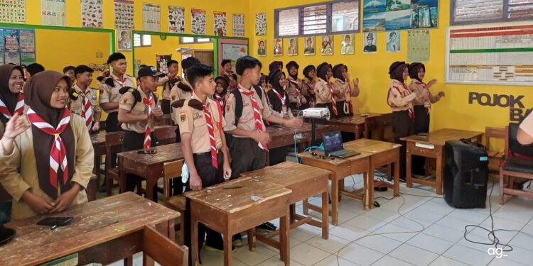 Siapkan Jurnalis Pramuka Handal, Kwarran Kertanegara Gelar Pelatihan Jurnalistik