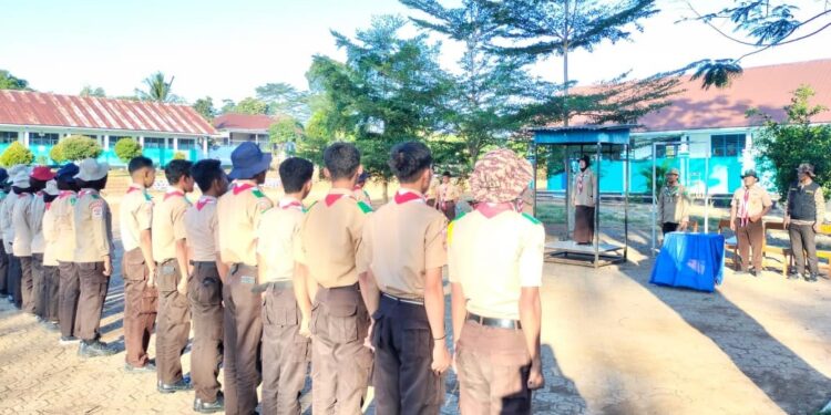 Cetak Jejak Pengabdian: Pramuka Penegak Patimpeng Tinggalkan Zona Nyaman, Raih Tiska Wing Tapak Merah