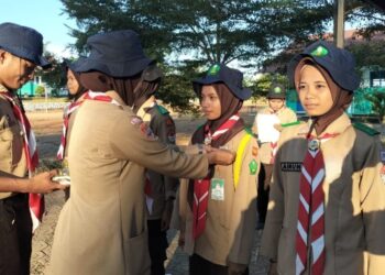 Cetak Jejak Pengabdian: Pramuka Penegak Patimpeng Tinggalkan Zona Nyaman, Raih Tiska Wing Tapak Merah
