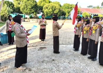 Khidmat dan Inspiratif: 8 Penegak Putri Gudep 17.042 Resmi Sandang Gelar Bantara dalam Dua Sesi Upacara Penuh Makna