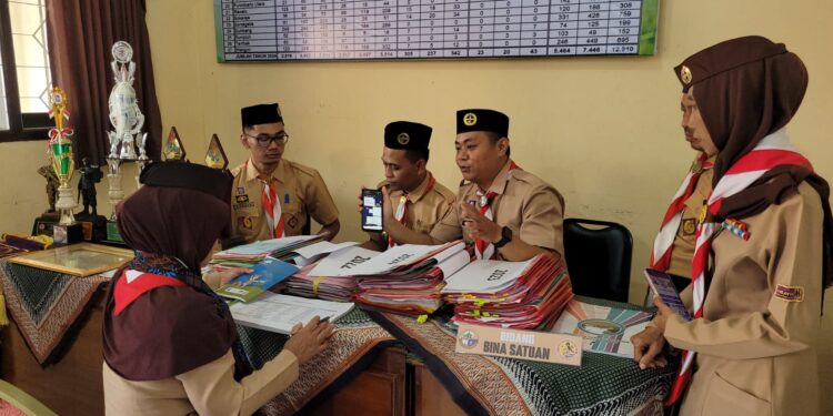 Kwarcab Banyumas Dinilai Tim Kwarda Jateng Dalam Lomba Kwartir Cabang Tergiat