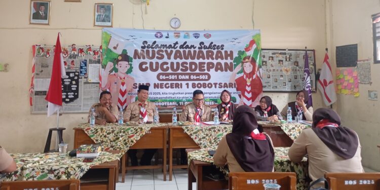 Musyawarah Gudep SMP Negeri 1 Bobotsari Tetapkan Ketua Baru Masa Bakti 2025–2027