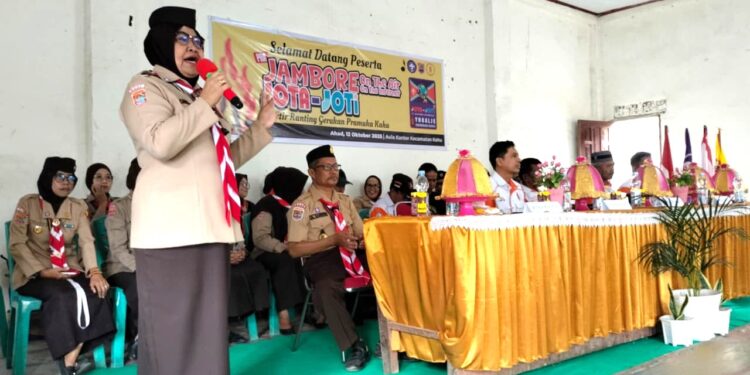 Sukses Gelar Pra Jota-Joti, Kwarran Kahu Bekali Anggota Pramuka dengan Keterampilan Komunikasi Radio Amatir dan Internet Sehat