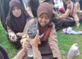 Keseruan Anggota Pramuka SMP Islam Al-Azhar BSD@Cileungsi Praktik Penjernihan Air