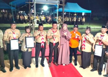 Kwarran Kahu Beri Penghargaan, Apresiasi Tinggi untuk Partisipasi Kwartir Ranting dalam JOTA-JOTI 2025