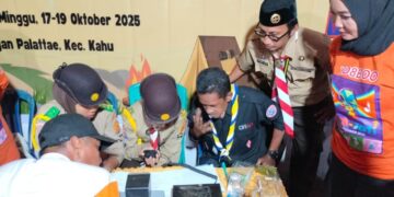 “Gass poll” Pramuka Bone di JOTA-JOTI Kahu, Antusiasme dan Semangat Membara Peserta Jalin Kontak ke Berbagai Daerah