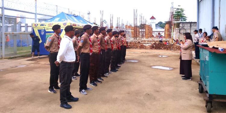 Saka Patriot Kwarcab Kota Tangerang, Lakukan Pelatihan Anggota Gugus Depan 01243 Lembaga Pemasyarakatan (Lapas) Kelas I Tangerang