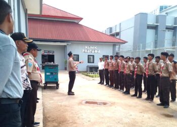 Saka Patriot Kwarcab Kota Tangerang, Lakukan Pelatihan Anggota Gugus Depan 01243 Lembaga Pemasyarakatan (Lapas) Kelas I Tangerang