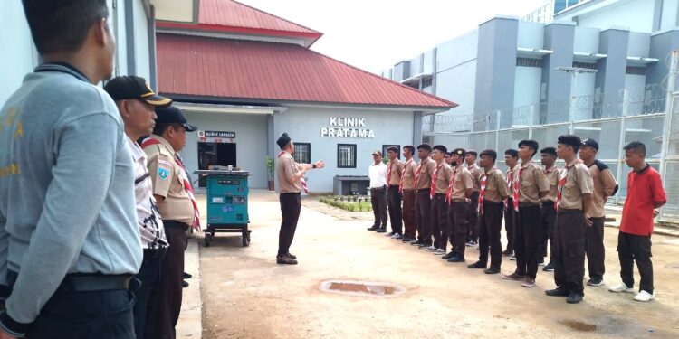 Saka Patriot Kwarcab Kota Tangerang, Lakukan Pelatihan Anggota Gugus Depan 01243 Lembaga Pemasyarakatan (Lapas) Kelas I Tangerang
