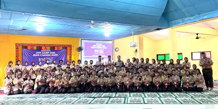 Pramuka MAN 2 Banda Aceh Gelar Perkemahan “JOTI CAMP MAN 2 Banda Aceh 2025”: Perkuat Persaudaraan Pramuka Dunia Lewat Dunia Digital