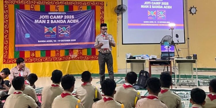 Pramuka MAN 2 Banda Aceh Gelar Perkemahan “JOTI CAMP MAN 2 Banda Aceh 2025”: Perkuat Persaudaraan Pramuka Dunia Lewat Dunia Digital