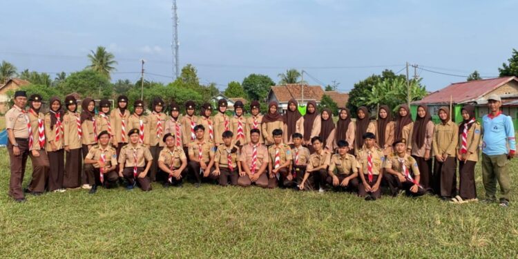 SMAN 1 Tanjungraja Laksanakan Kemah Penerimaan Tamu Ambalan