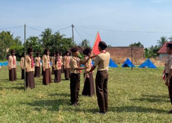 SMAN 1 Tanjungraja Laksanakan Kemah Penerimaan Tamu Ambalan
