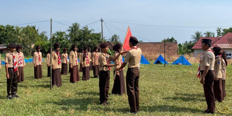 SMAN 1 Tanjungraja Laksanakan Kemah Penerimaan Tamu Ambalan