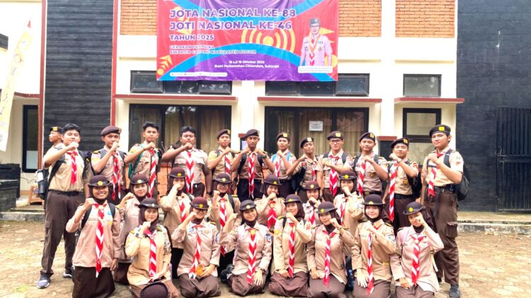Antusias Pramuka Kwarran Cileungsi Ikuti Jota-Joti 2025