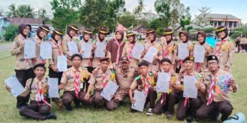 Ambalan Tomau SMAN 19 Bone: “Menyala” dalam Komunikasi Radio dan Digital, Sekaligus Ketangguhan di Perkemahan