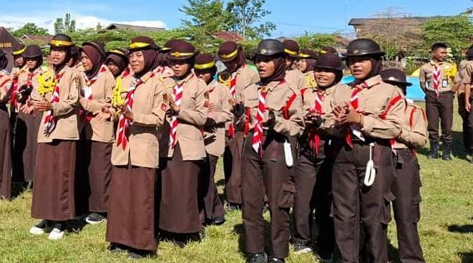Melintasi Batas Desa dan Kecamatan: Semangat Penggalang SD Inpres 3/77 Masago, Raih Ilmu Komunikasi Global dan Internet Sehat di JOTA-JOTI 2025