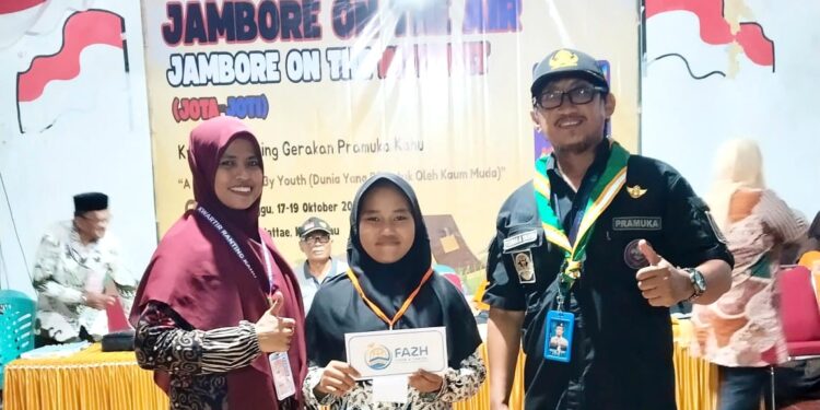 Melintasi Batas Desa dan Kecamatan: Semangat Penggalang SD Inpres 3/77 Masago, Raih Ilmu Komunikasi Global dan Internet Sehat di JOTA-JOTI 2025