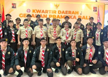 Tanamkan Karakter Inovatif, Kwarda Bali Lepas 23 Kontingen Peran Saka Nasional ke Gorontalo