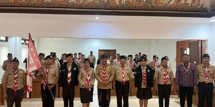 Tanamkan Karakter Inovatif, Kwarda Bali Lepas 23 Kontingen Peran Saka Nasional ke Gorontalo