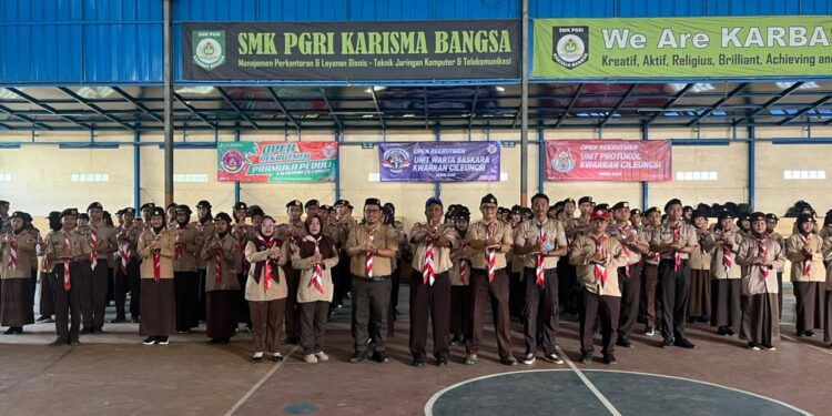 Kwarran Cileungsi Adakan Penerimaan 3 Satgiat Dukung Program Kerja