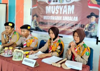 Semangat Regenerasi! Pramuka Ambalan Tomau SMAN 19 Bone Sukses Gelar Musyawarah Ambalan