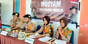Semangat Regenerasi! Pramuka Ambalan Tomau SMAN 19 Bone Sukses Gelar Musyawarah Ambalan