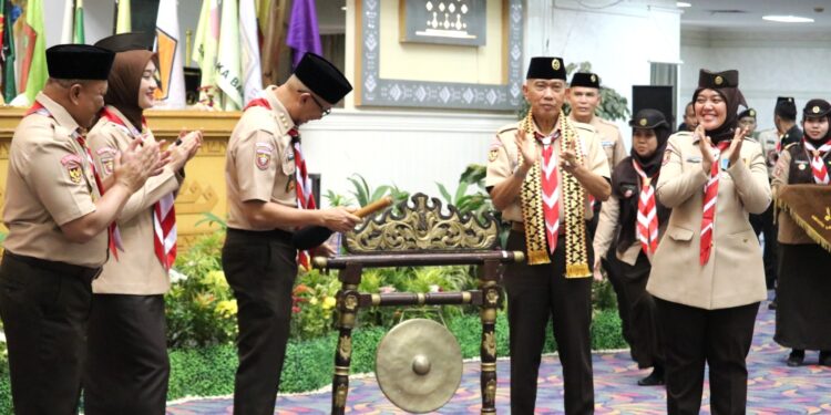 Ketua Mabida Lampung Ajak Perkuatkan Karakter Generasi Muda Melalui Gerakan Pramuka