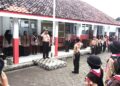 Diguyur hujan, 72 Pramuka SDN Cipeucang 01 Tetap Semangat Ikuti Perjusa