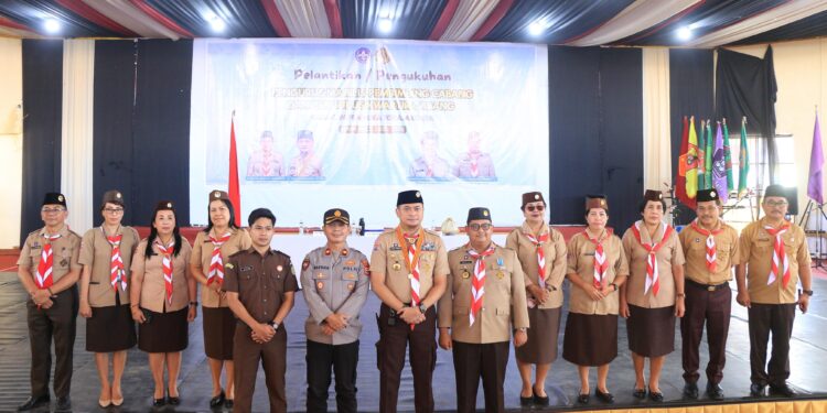 Pelantikan Pengurus Mabicab, Kwarcab, dan Lembaga Pemeriksa Keuangan Gerakan Pramuka Toraja Utara Berlangsung Khidmat