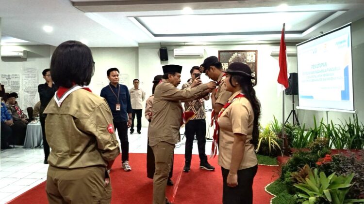 BPIP RI Kukuhkan 40 Pramuka sebagai Kader Tunas Pancasila di Yogyakarta