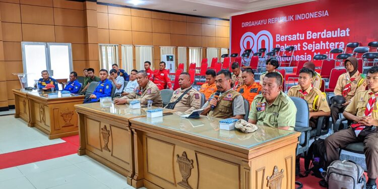 Pramuka Peduli Kwarcab Belitung Dibekali Kepemimpinan dan Kolaborasi Kesiapsiagaan Bencana 