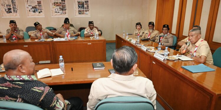 KWARNAS TERIMA AUDIENSI KWARDA PRAMUKA PAPUA BARAT DAYA