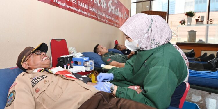 Donor Darah Rutin, Wujud Pengabdian Pramuka Untuk Sesama