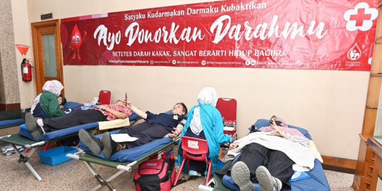 Donor Darah Rutin, Wujud Pengabdian Pramuka Untuk Sesama