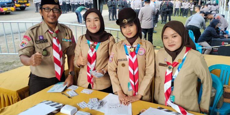 Kontingen Sulawesi Selatan Membara! 300-an Peserta dan Bindamping Peran Saka ’25 Ikuti Pembukaan dengan Semangat Tinggi