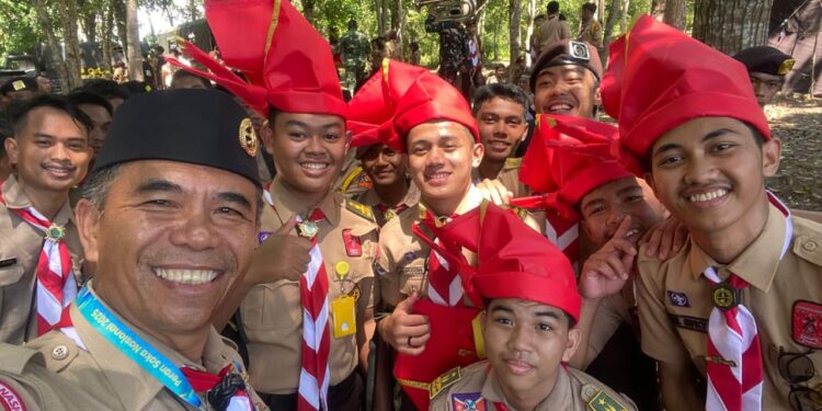 Kontingen Sulawesi Selatan Membara! 300-an Peserta dan Bindamping Peran Saka ’25 Ikuti Pembukaan dengan Semangat Tinggi