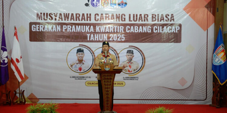 Kakak Sadmoko Danardono resmi menjadi Ketua Kwartir Cabang Cilacap Pengganti Antar Waktu (PAW) masa bakti 2023–2028.