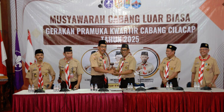 Kakak Sadmoko Danardono resmi menjadi Ketua Kwartir Cabang Cilacap Pengganti Antar Waktu (PAW) masa bakti 2023–2028.