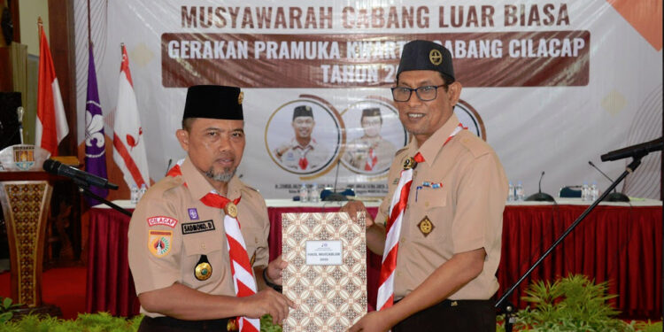 Kakak Sadmoko Danardono resmi menjadi Ketua Kwartir Cabang Cilacap Pengganti Antar Waktu (PAW) masa bakti 2023–2028.
